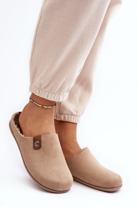 Kapcie Model Inblu GF000011 Beige - Step in style Kapcie Model Inblu GF000011 Beige - Step in style