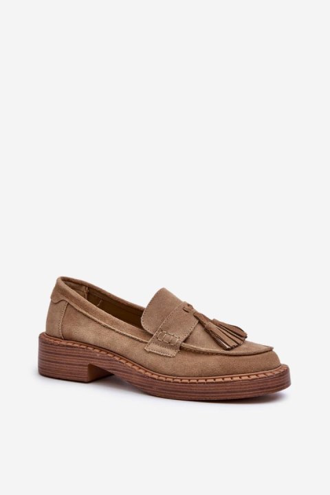 Mokasyny Model DA TW107 Brown - Step in style Mokasyny Model DA TW107 Brown - Step in style