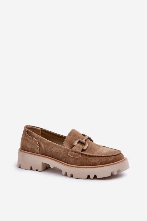 Mokasyny Model DA TW117 Brown - Step in style Mokasyny Model DA TW117 Brown - Step in style