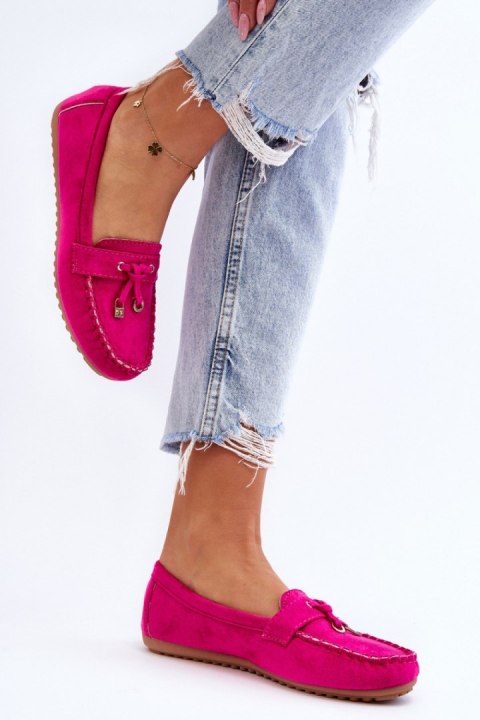 Mokasyny Model Good Time ZA28P Fuksja - Step in style Mokasyny Model Good Time ZA28P Fuksja - Step in style