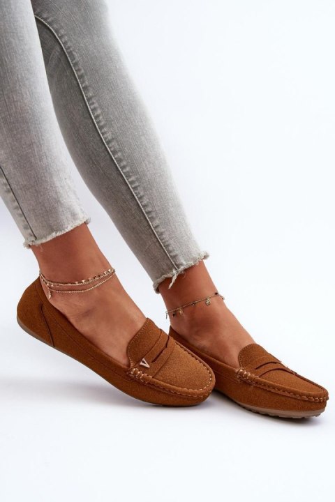 Mokasyny Model Iramarie DF879 Camel - Step in style Mokasyny Model Iramarie DF879 Camel - Step in style