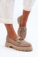 Mokasyny Model Laura Messi 2780/252 Dark Beige - Step in style