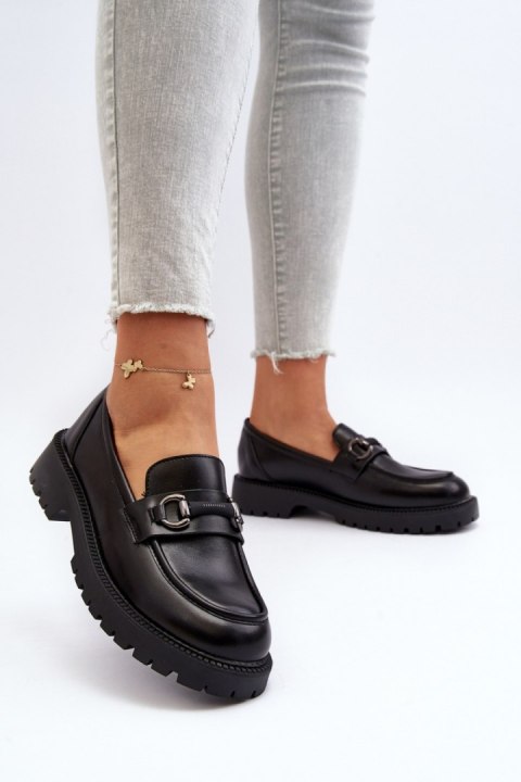 Mokasyny Model Ledda 62120 Black - Step in style Mokasyny Model Ledda 62120 Black - Step in style