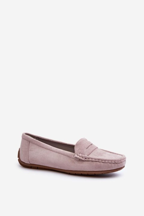 Mokasyny Model Lenvie FT245 Violet - Step in style Mokasyny Model Lenvie FT245 Violet - Step in style