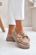 Mokasyny Model Naivine JH372 Beige - Step in style