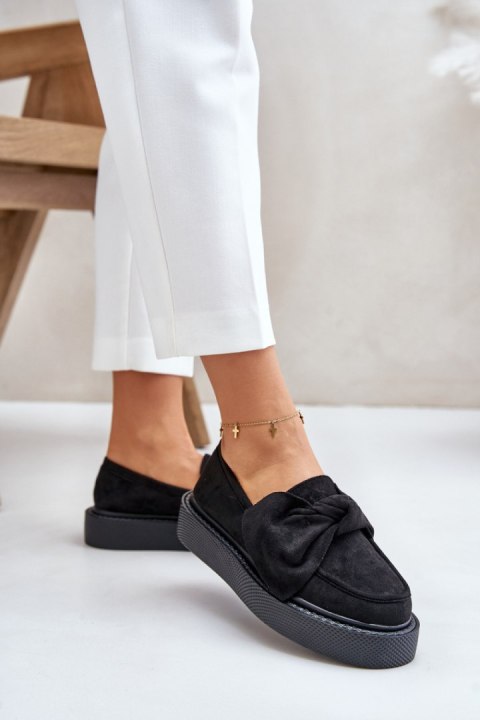 Mokasyny Model Naivine JH372 Black - Step in style Mokasyny Model Naivine JH372 Black - Step in style