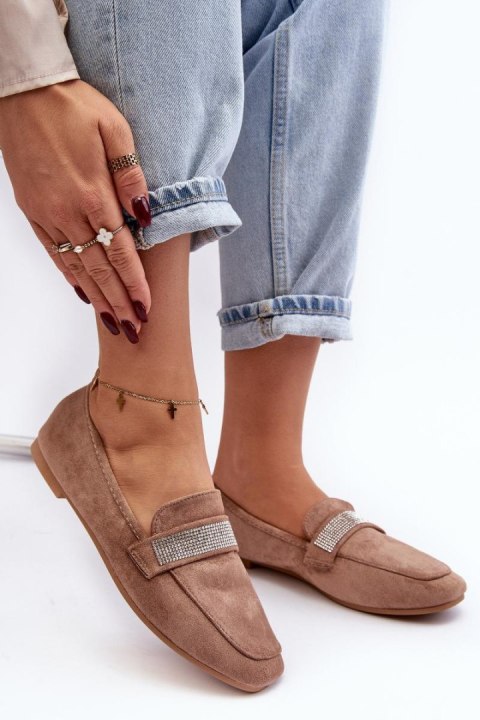 Mokasyny Model Ralrika YD6-52 Light Brown - Step in style Mokasyny Model Ralrika YD6-52 Light Brown - Step in style