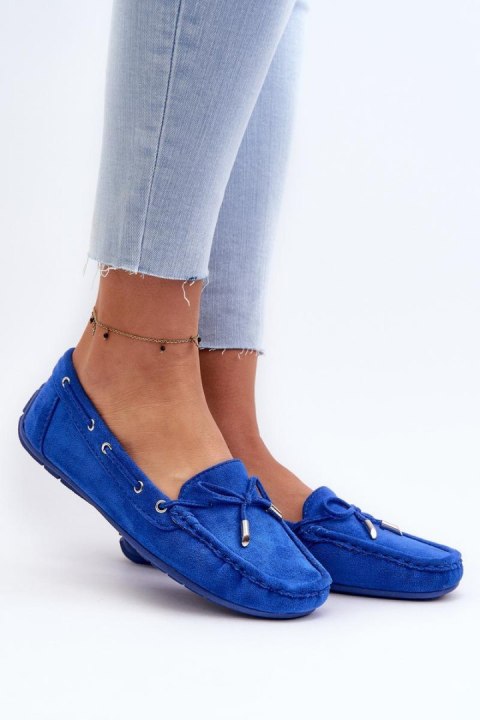 Mokasyny Model Si Passione FT246 Blue - Step in style Mokasyny Model Si Passione FT246 Blue - Step in style