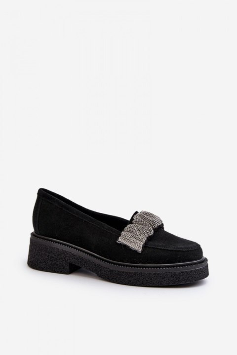 Mokasyny Model Zazoo 3419 Black Zamsz - Step in style Mokasyny Model Zazoo 3419 Black Zamsz - Step in style