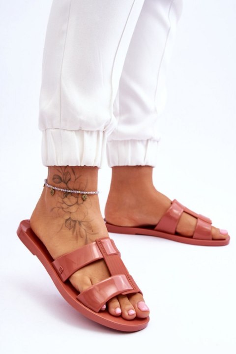Sandał Klapki Model Zaxy JJ285262 Dirty Pink - Step in style Sandał Klapki Model Zaxy JJ285262 Dirty Pink - Step in style