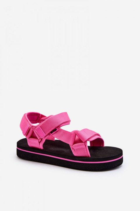Sandały Model Lee Cooper LCW-24-05-2750L Fuksja - Step in style Sandały Model Lee Cooper LCW-24-05-2750L Fuksja - Step in style