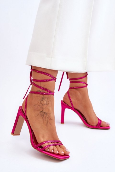 Sandały Model Nessy H8-508 Fuksja - Step in style Sandały Model Nessy H8-508 Fuksja - Step in style