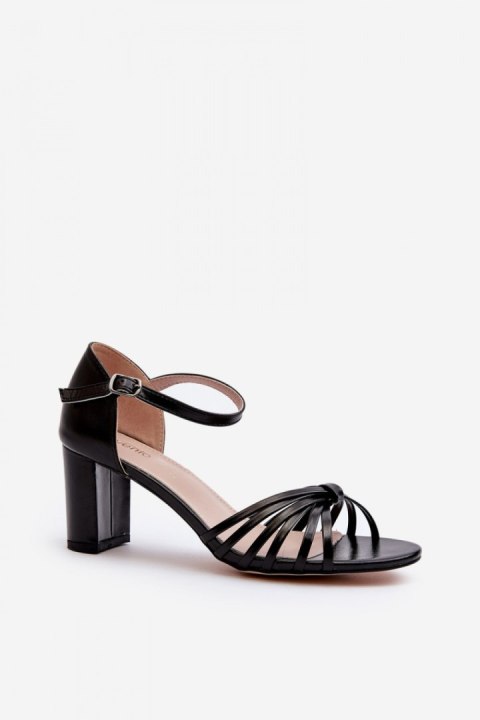 Sandały Model Pyrrette 24SD98-6765 Black - Step in style Sandały Model Pyrrette 24SD98-6765 Black - Step in style