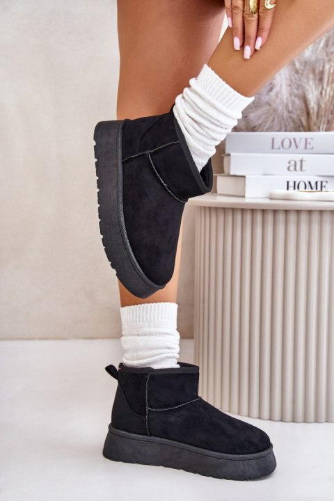 Śniegowce Model Saldren 24BT26-7368 Black - Step in style Śniegowce Model Saldren 24BT26-7368 Black - Step in style
