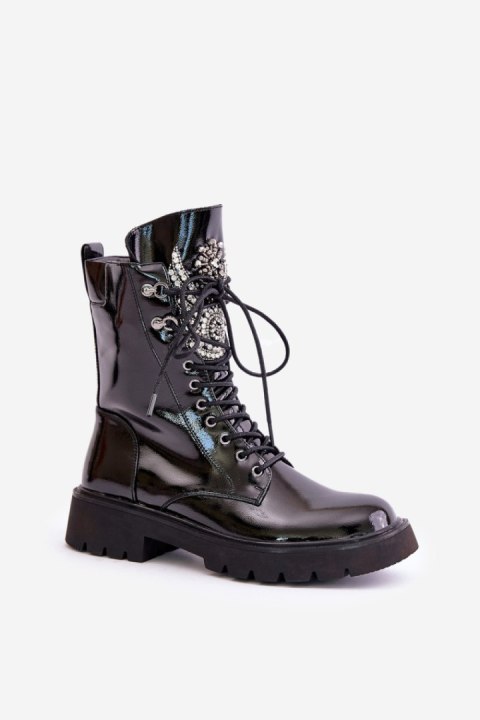 Workery Model DA MR880-080 Black Lakier - Step in style Workery Model DA MR880-080 Black Lakier - Step in style