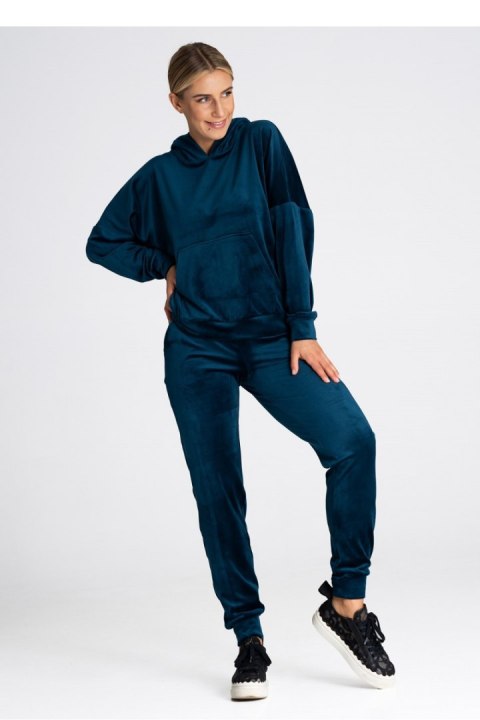 Bluza Damska Model M969 Morski - Figl Bluza Damska Model M969 Morski - Figl