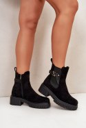 Botki Model Bervena SZ103 Black - Step in style