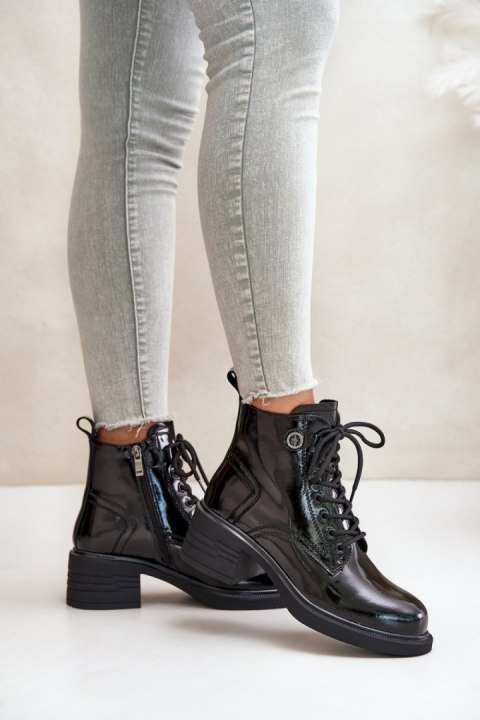 Botki Model DA JC42-78 Black - Step in style Botki Model DA JC42-78 Black - Step in style