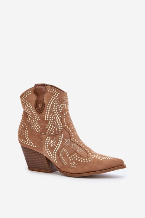 Botki Model Kaivina 9676A Camel - Step in style Botki Model Kaivina 9676A Camel - Step in style