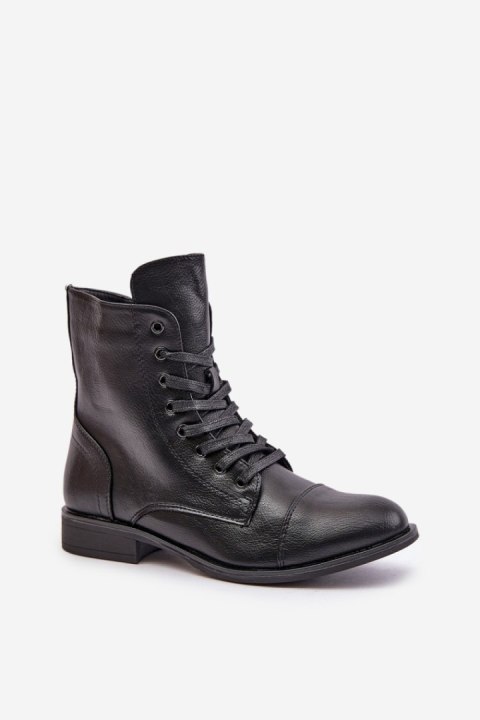 Botki Model Leanaris DA133P Black - Step in style Botki Model Leanaris DA133P Black - Step in style