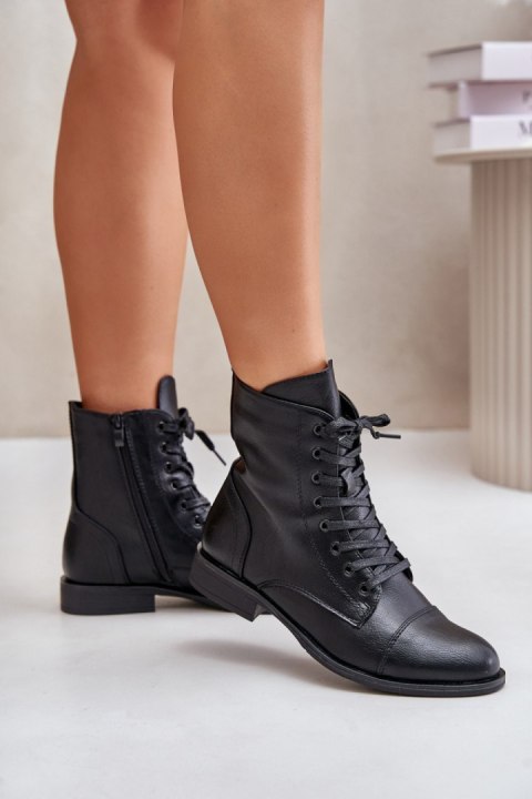 Botki Model Leanaris DA133P Black - Step in style Botki Model Leanaris DA133P Black - Step in style