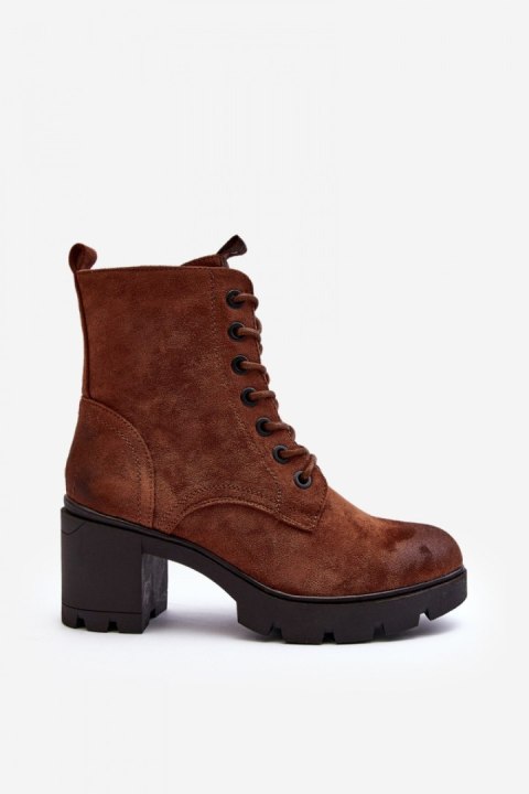Botki Model Lunielle 260058FX-SU Brown - Step in style Botki Model Lunielle 260058FX-SU Brown - Step in style