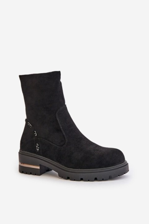 Botki Model Narilie LG866 Black - Step in style Botki Model Narilie LG866 Black - Step in style