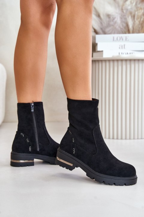 Botki Model Narilie LG866 Black - Step in style Botki Model Narilie LG866 Black - Step in style
