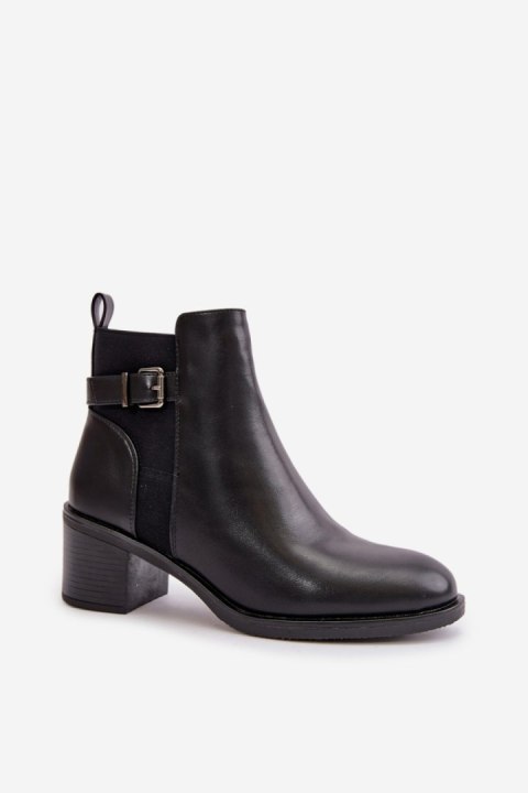 Botki Model Nevillira DA110 Black - Step in style Botki Model Nevillira DA110 Black - Step in style