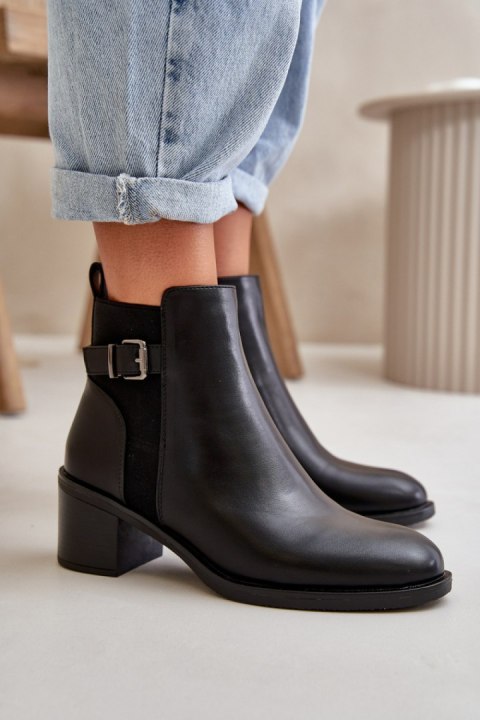 Botki Model Nevillira DA110 Black - Step in style Botki Model Nevillira DA110 Black - Step in style
