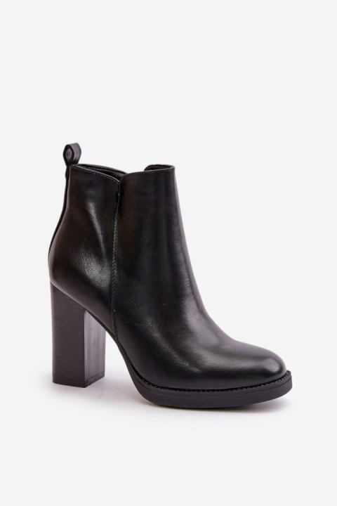 Botki Model Teresine UK155 Black - Step in style Botki Model Teresine UK155 Black - Step in style