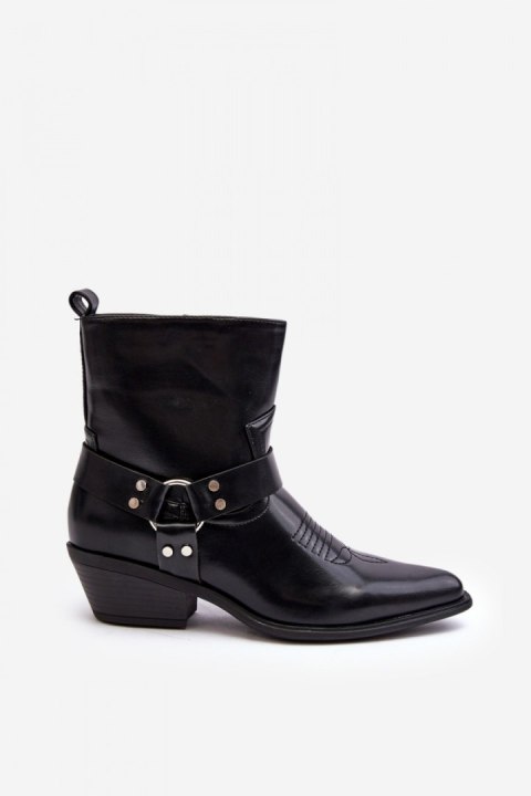 Botki Model Venosa 9369 Black - Step in style Botki Model Venosa 9369 Black - Step in style