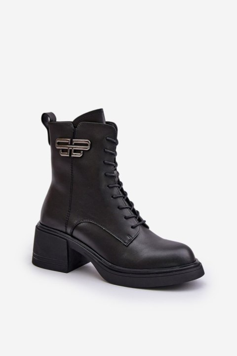 Botki Model Vinceza 66682 Black - Step in style Botki Model Vinceza 66682 Black - Step in style