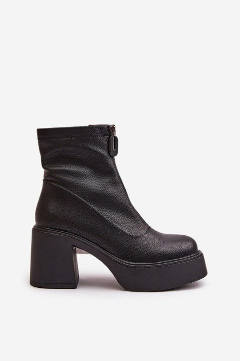 Botki Model Vinceza 66715 Black - Step in style Botki Model Vinceza 66715 Black - Step in style