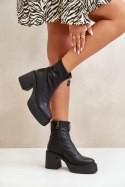 Botki Model Vinceza 66715 Black - Step in style