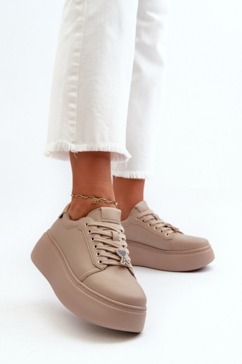 Buty Sportowe Model Vinceza 66700 Beige - Step in style Buty Sportowe Model Vinceza 66700 Beige - Step in style