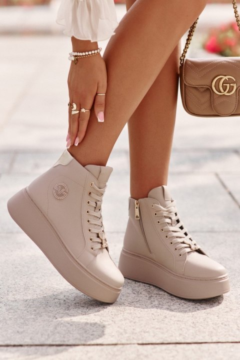 Buty Sportowe Model Vinceza 66707 Beige - Step in style Buty Sportowe Model Vinceza 66707 Beige - Step in style