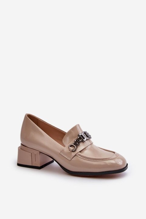 Czółenka Model S.Barski MR38-960 Beige - Step in style Czółenka Model S.Barski MR38-960 Beige - Step in style