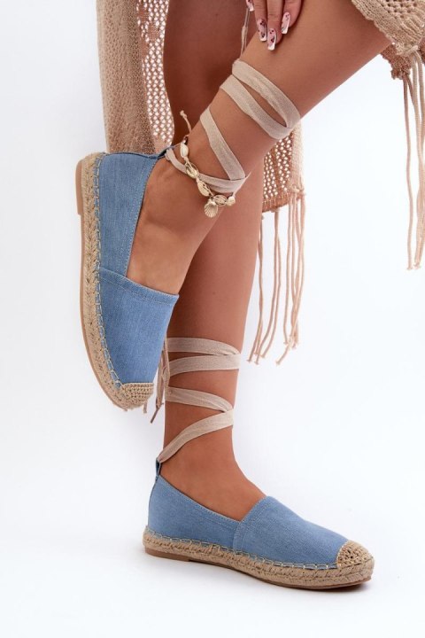 Espadryle Model Ismanne B-727 Blue - Step in style Espadryle Model Ismanne B-727 Blue - Step in style