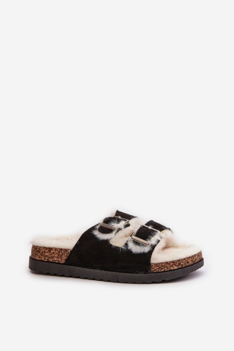 Kapcie Model Ezilena WSL-200 Black - Step in style Kapcie Model Ezilena WSL-200 Black - Step in style