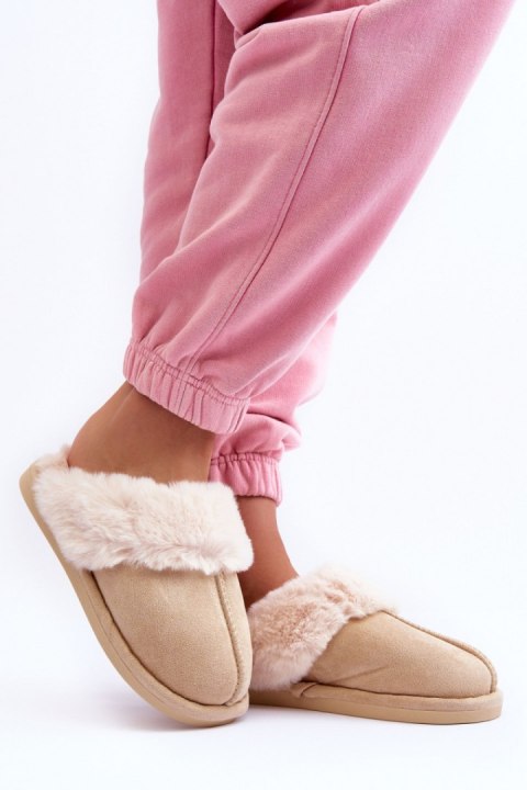 Kapcie Model Pinky BO-609 Light Beige - Step in style Kapcie Model Pinky BO-609 Light Beige - Step in style