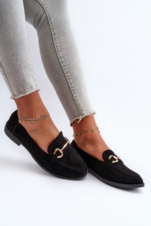Mokasyny Model Aviole 8336-78 Black - Step in style Mokasyny Model Aviole 8336-78 Black - Step in style