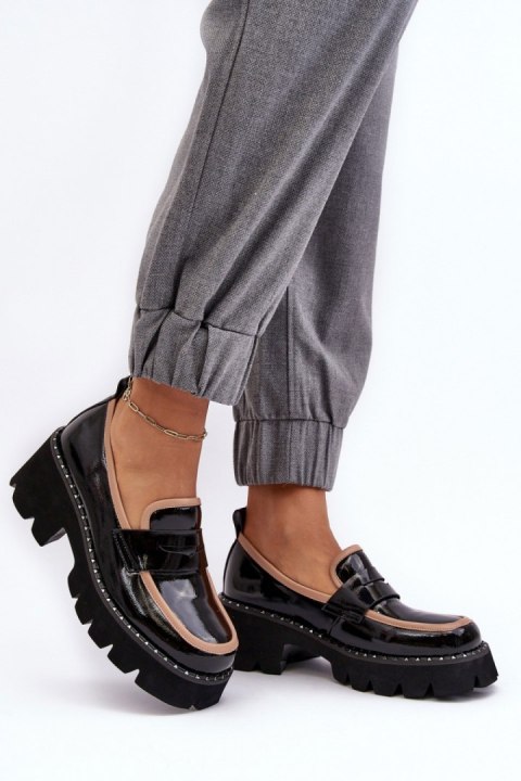Mokasyny Model DA MR870-32 Black - Step in style Mokasyny Model DA MR870-32 Black - Step in style