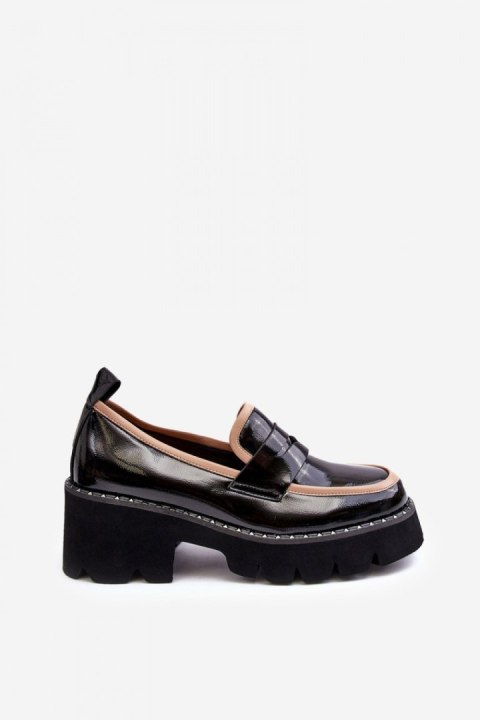 Mokasyny Model DA MR870-32 Black - Step in style Mokasyny Model DA MR870-32 Black - Step in style