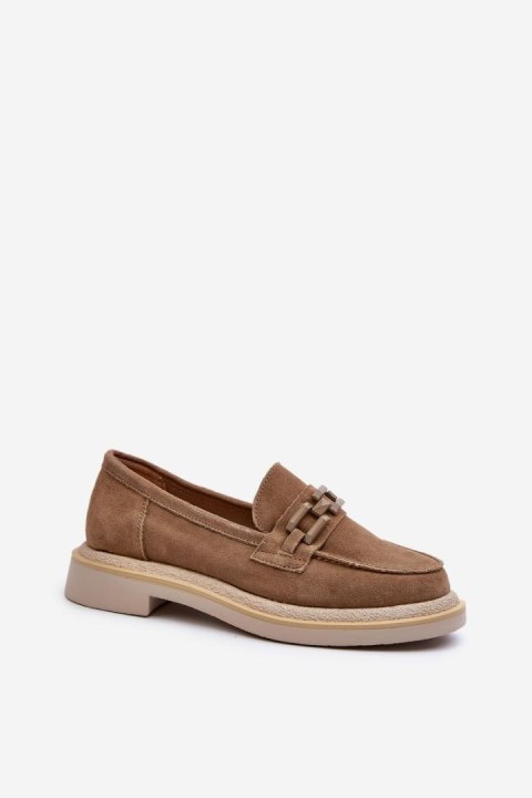 Mokasyny Model DA TW101 Brown - Step in style Mokasyny Model DA TW101 Brown - Step in style