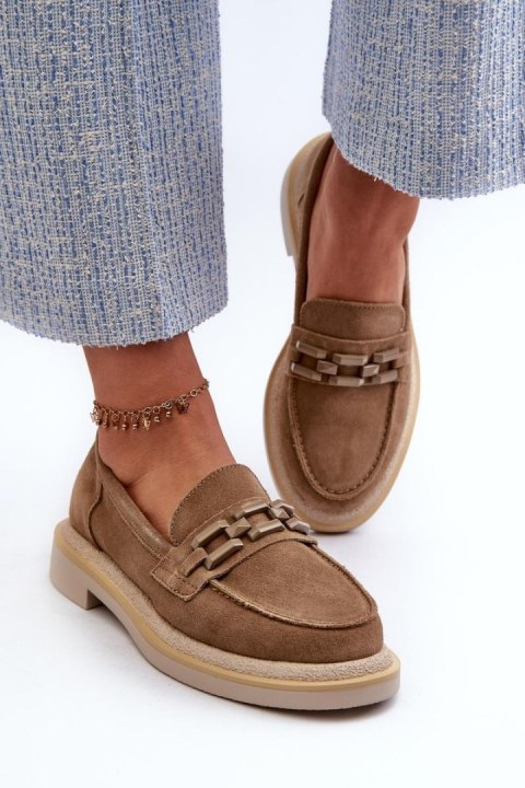 Mokasyny Model DA TW101 Brown - Step in style Mokasyny Model DA TW101 Brown - Step in style