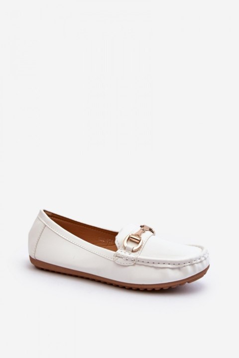 Mokasyny Model Demese NN22-991 White - Step in style Mokasyny Model Demese NN22-991 White - Step in style