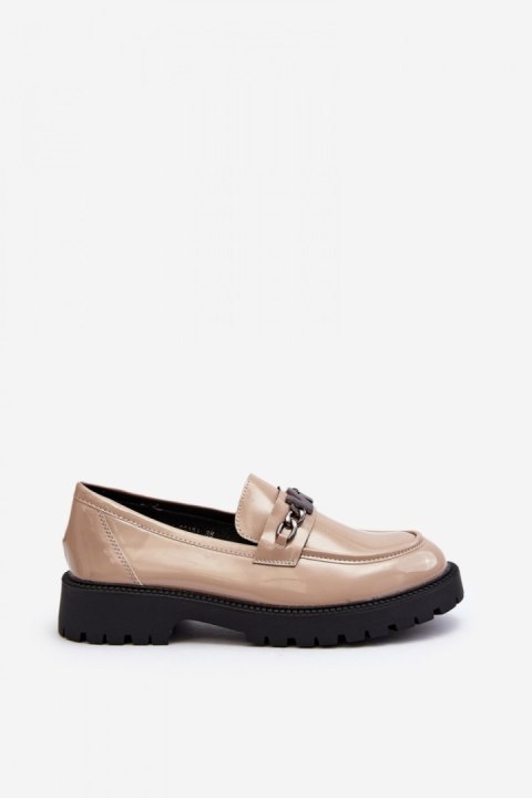 Mokasyny Model Ezoma 62121 Beige - Step in style Mokasyny Model Ezoma 62121 Beige - Step in style