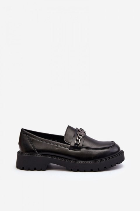 Mokasyny Model Ezoma 62121 Black - Step in style Mokasyny Model Ezoma 62121 Black - Step in style