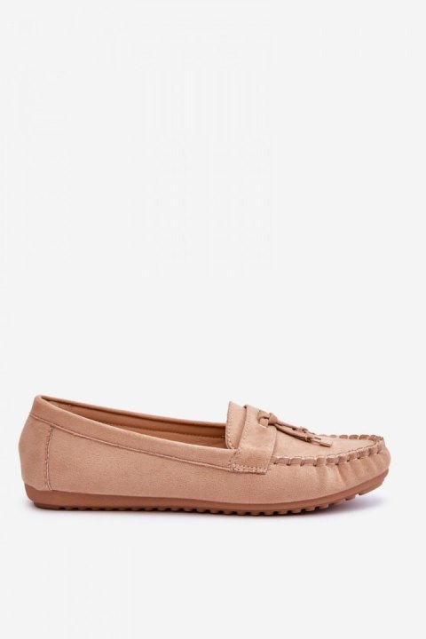 Mokasyny Model Good Time ZA28P Dark Beige - Step in style Mokasyny Model Good Time ZA28P Dark Beige - Step in style